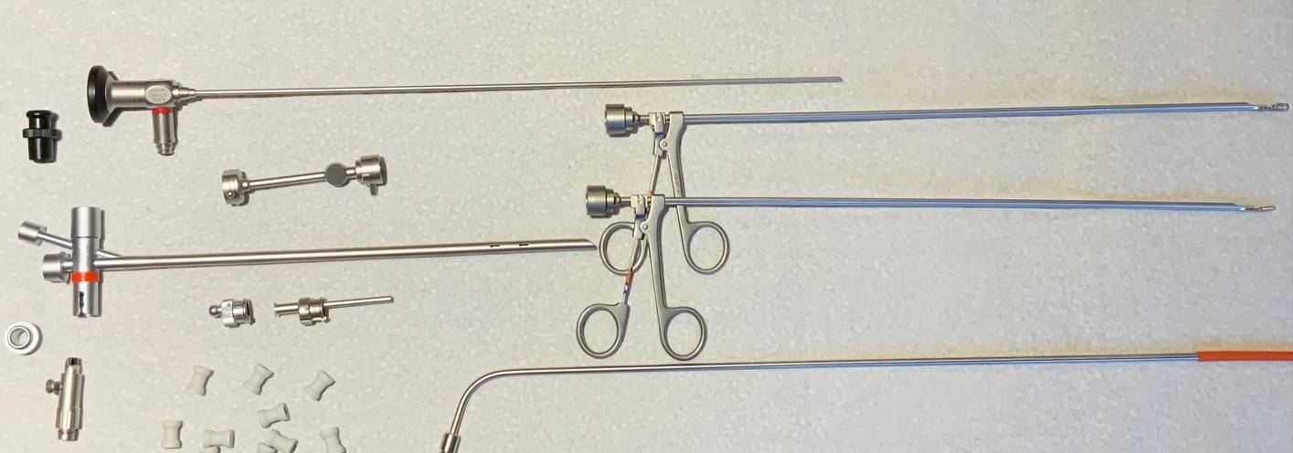 the bronchoscope used by warren to find the obstruction