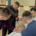 Man receives baptism after fleeing war in Ukraine
