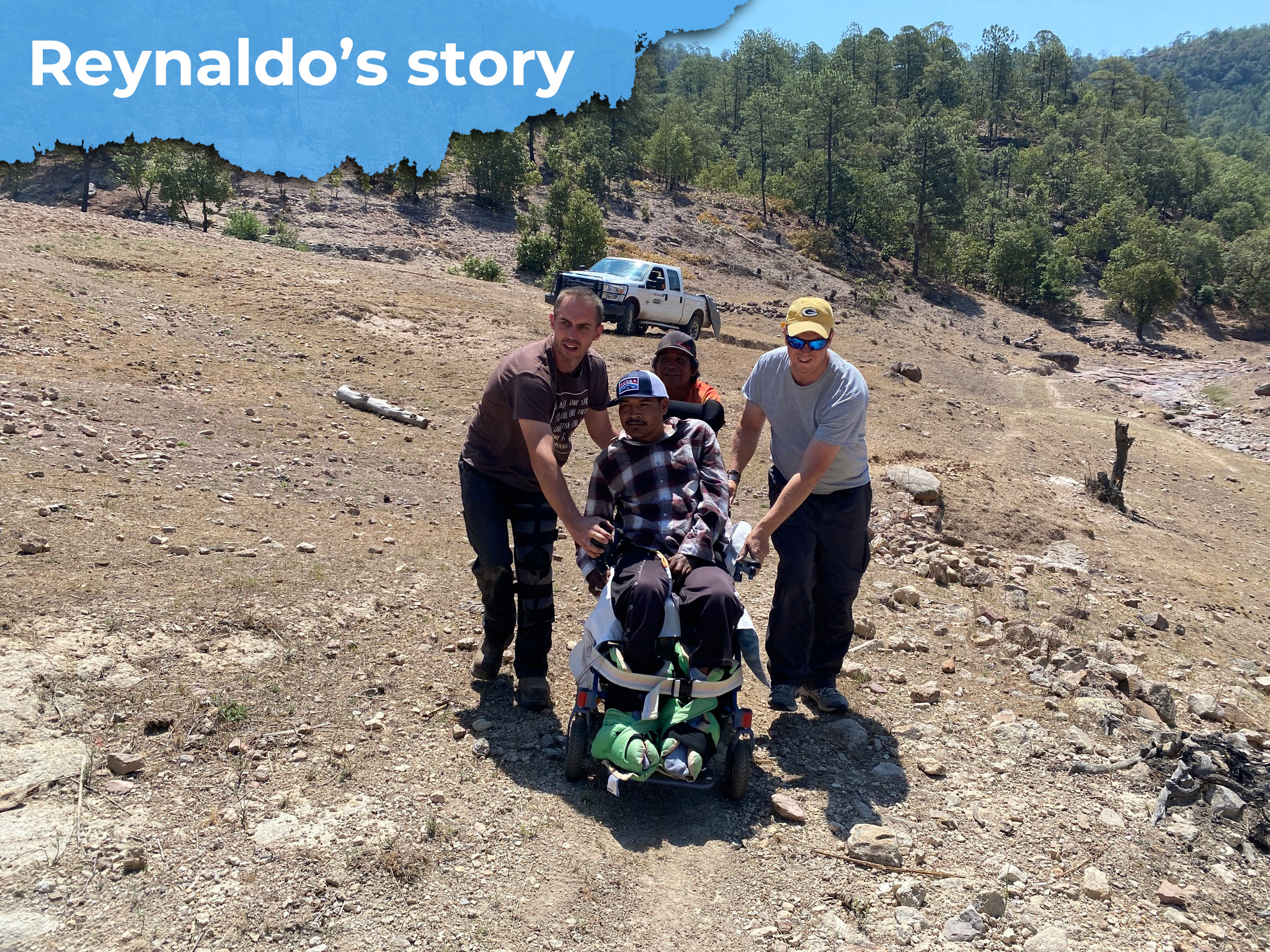 Hospital Mision Tarahuma help Reynaldo visit his home village.